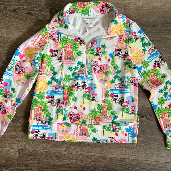 Lilly Pulitzer Tops - Lilly Pulitzer Pink and Green Disney Jacket